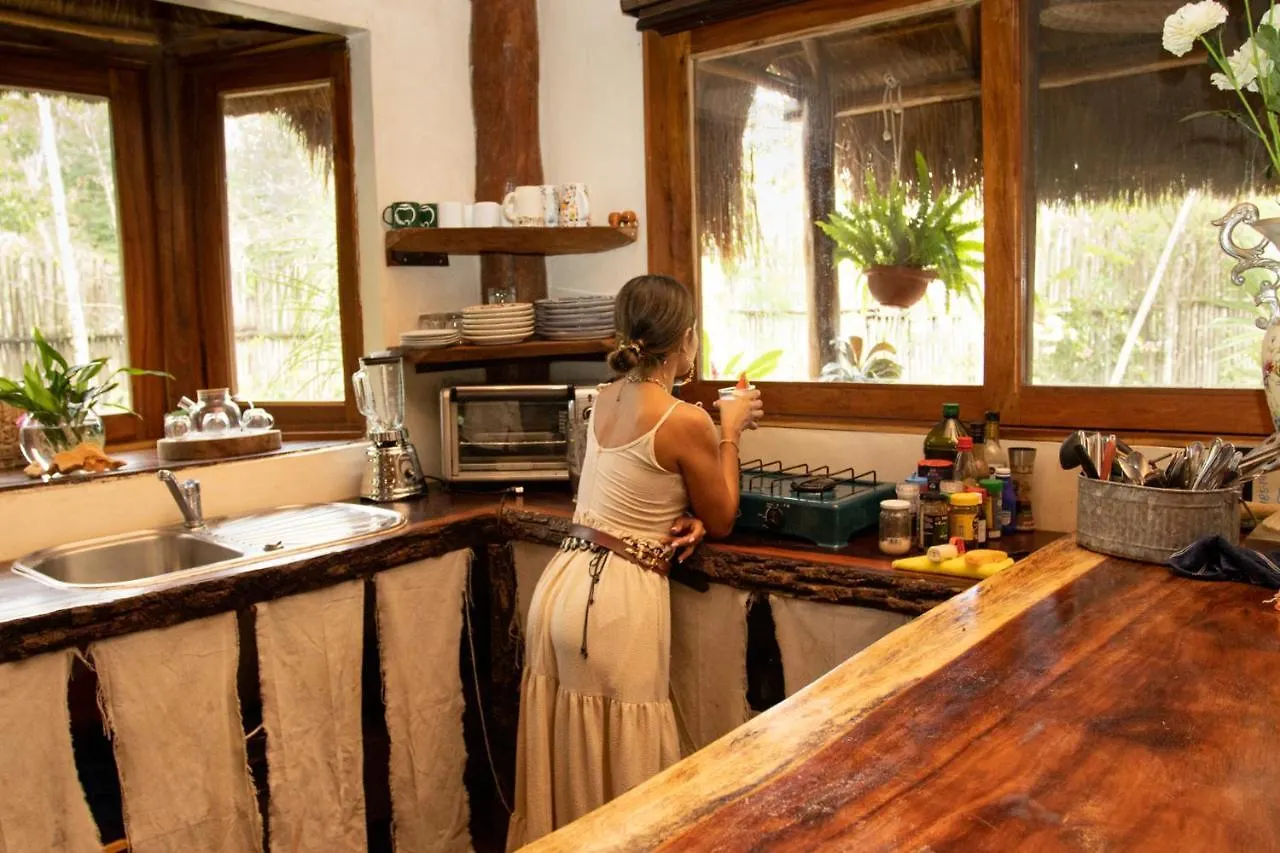 Villa Selvaluna Cabana Eco-Chic Tulum Mexique
