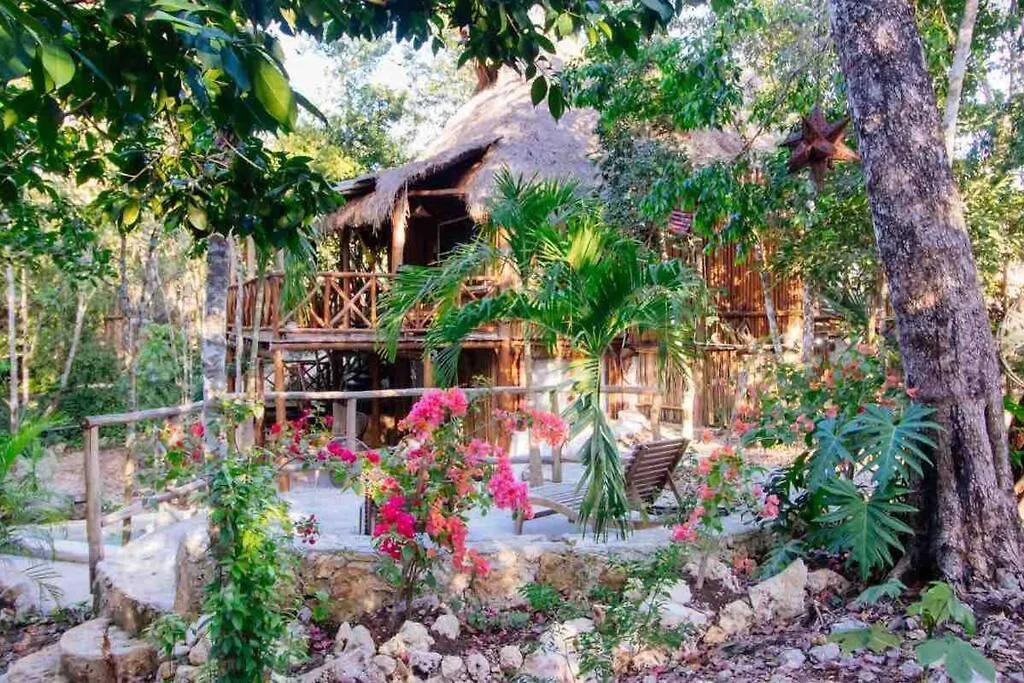 Villa Selvaluna Cabana Eco-Chic Tulum Mexico